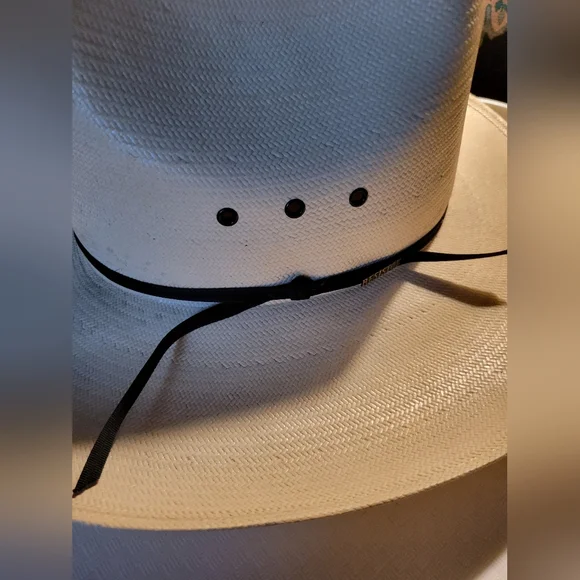 Resistol Shantung Panama straw hat - Picture 3 of 11
